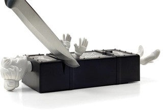 Magic outlet knife sharpener